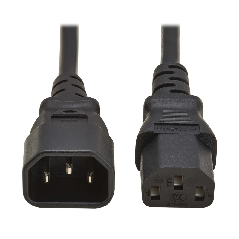 Image of Eaton P004-02M-EU power cable Black 2m IEC C13 IEC C14