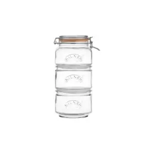 image of Kilner Stackable Storage Jar Set