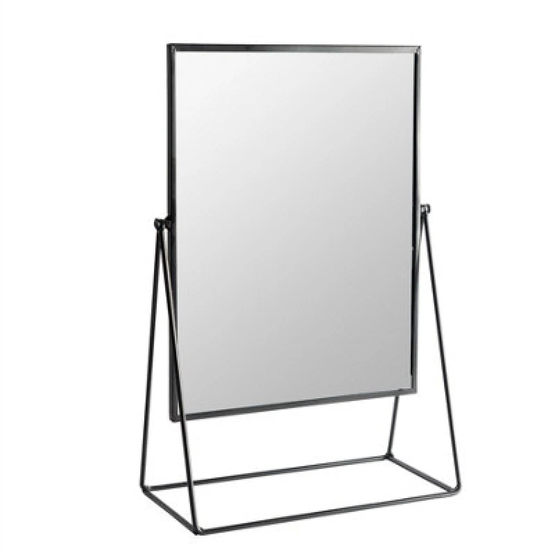 Image of Harbour Housewares 32 x 50cm Rectangle Makeup Mirror Black
