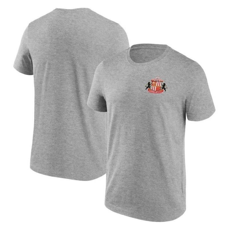 Image of Team Small Crest T-Shirt Mens - Grey Grey S