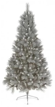 Image of Premier Decorations 7ft Silver Tip Fir Christmas Tree - Grey