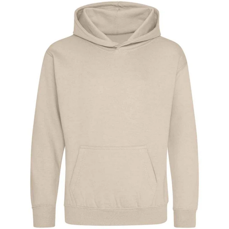 Image of AWDis Heather Hoodie in Natural Size: 5-6 Years Natural Unisex 5-6 Years