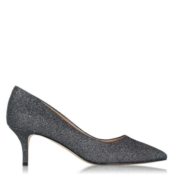 image of Linea Kitten Heel Shoes - Pewter