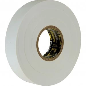 Image of Everbuild Electrical Insulation Tape White 19mm 33m