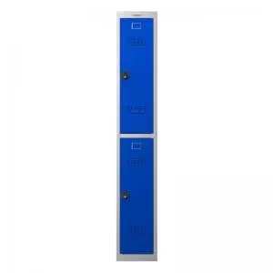 image of Phoenix PL Series PL1230GBC 1 Column 2 Door Personal Locker Grey