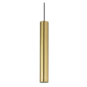 image of Ideal Lux Lighting - Ideal Lux Decorative Slim Pendants Brass Sat, GU10