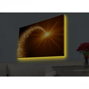 Image of 4570HDACT-046 Multicolor Decorative LED Lighted Canvas Painting