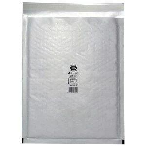 image of Jiffy Airkraft Size 7 Postal Bags Bubble lined Peel and Seal 340x445mm White 1 x Pack of 50 Bags