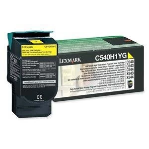 image of Lexmark C540H1YG Yellow Laser Toner Ink Cartridge