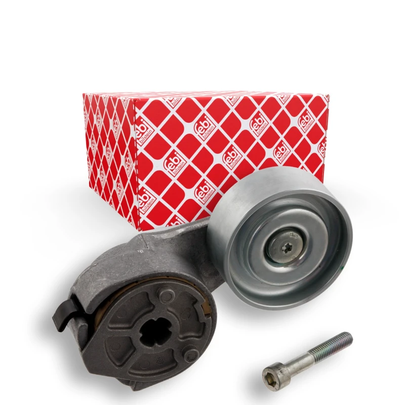 Image of FEBI BILSTEIN 30482 Tensioner with screw Belt Tensioner,v-ribbed belt (541)