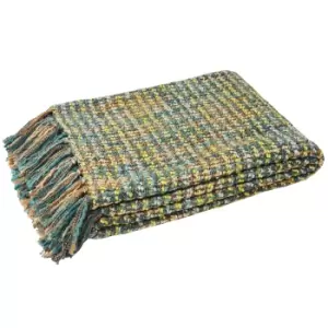 Image of Riva Home Baoli Throw (140x180cm) (Teal)