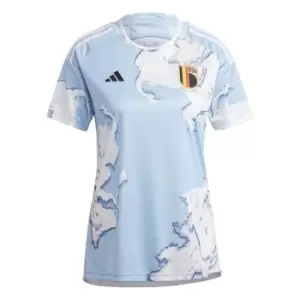 Image of adidas Belgium Away Shirt 2023 2024 Womens - Blue