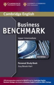 Image of Business Benchmark Upper Immediate Bulats and Business Vantage Personal Study Book by Guy Brook-Hart Paperback