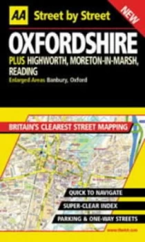 Image of Aa Street by Street Oxfordshire Hardback