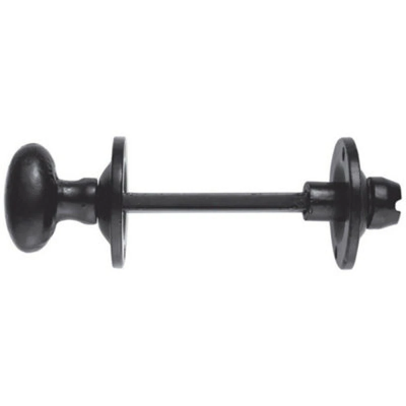 Image of Loops Oval Thumbturn Lock With Coin Release Handle 32 70mm Spindle Black Antique Black unisex