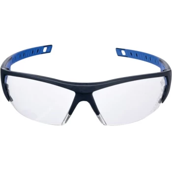 image of 9194-171 I-works Specs Clear Lens Blue Frame - Uvex