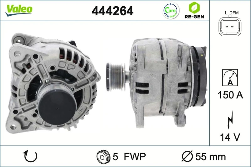 Image of Alternator VALEO 444264