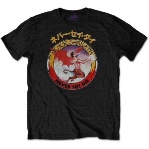 Image of Black Sabbath - Reversed Logo Unisex Large T-Shirt - Black