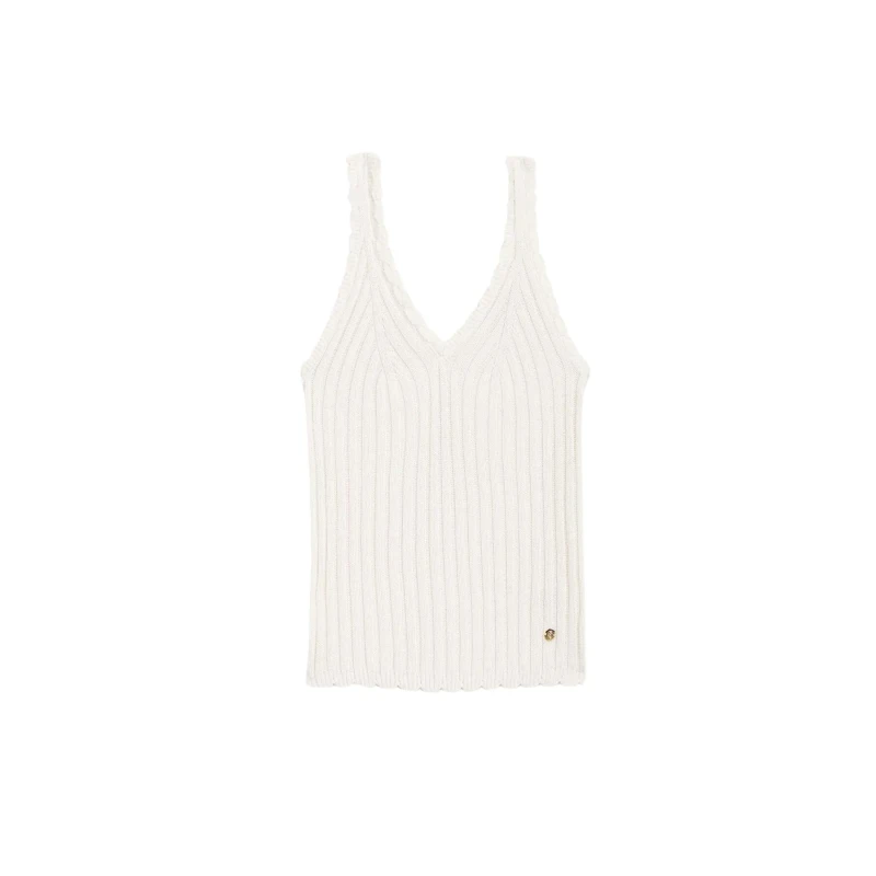 Image of La Petite Etoile Womens tank top La Petite Etoile Diara Beige Female L