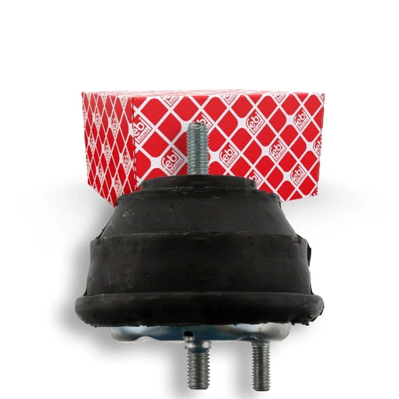 Image of FEBI BILSTEIN 04694 Engine mount Left, Hydro Mount Elastomer Engine Mounting (247)
