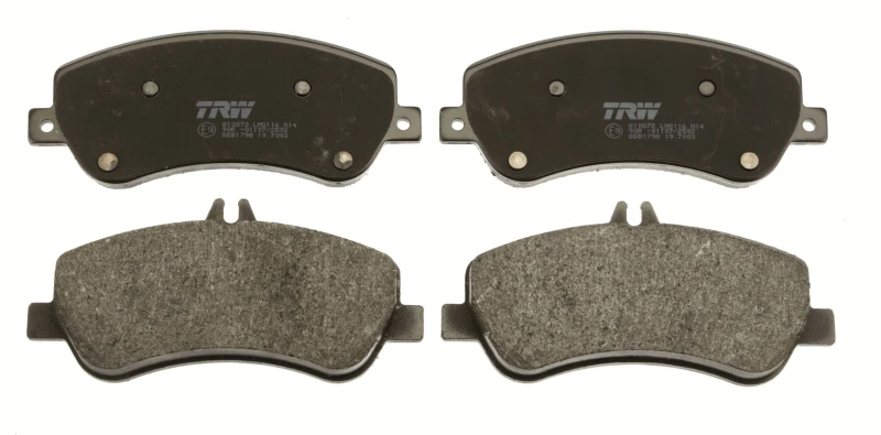 Image of TRW GDB1798 Brake pad set prepared for wear warning indicator, with brake caliper screws Brake Pad Set,disc brake (402)