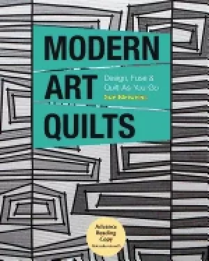 Image of modern art quilts design fuse and quilt as you go