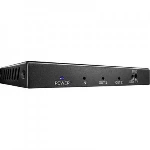 Image of LINDY 2 Port HDMI 18G Splitter 2 ports HDMI splitter 3840 x 2160 p Black