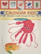 Image of calendar kids handprint quilts through the year