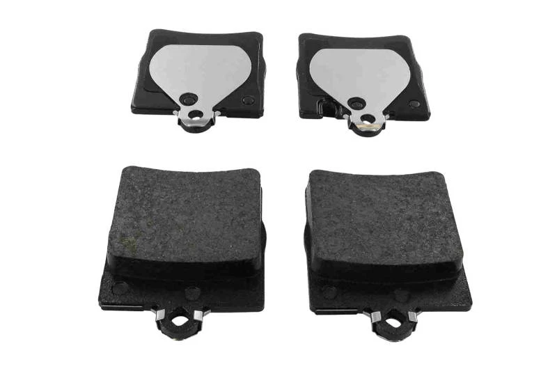 Image of VAICO V30-8127 Brake pad set Rear Axle, prepared for wear warning indicator, with accessories, Q+, original equipment manufacturer quality, with anti-
