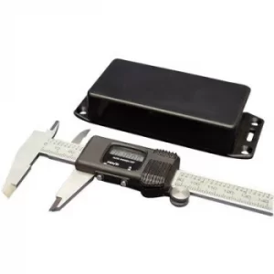 Image of Hammond Electronics 1591ASFLBK 1591ASFLBK Universal enclosure 100 x 50 x 25 Acrylonitrile butadiene styrene Black