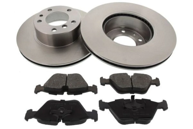 Image of MAPCO 47885 Brake disc and pads set Front Axle, Brake Disc Type: internally vented, excl. wear warning contact Brake Set,disc brakes (3405)