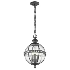 Image of Outdoor IP44 3 Bulb Chain Lantern Londonderry LED E14 60W