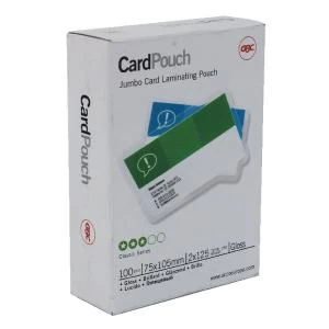 Image of Original Acco GBC Laminating Pouch A7 125micron Clear Pack of 100