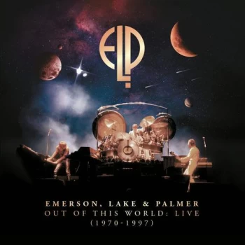Image of Emerson Lake & Palmer Out Of This World: Live 1970-1997 - Deluxe 7CD Box Set - Sealed 2021 UK cd album box set BMGCAT382BOX