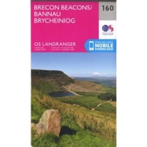 Image of Brecon Beacons by Ordnance Survey (Sheet map, folded, 2016)