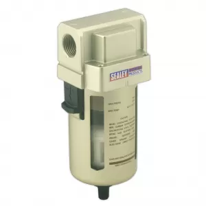 Image of Genuine SEALEY SA206FAD Air Filter Auto Drain Max Airflow 140cfm