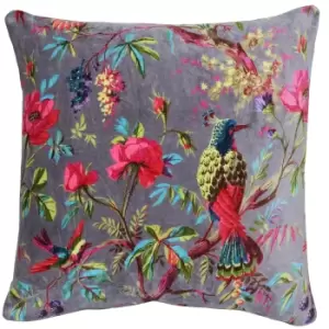 Image of Paradise Velvet Cushion Mink