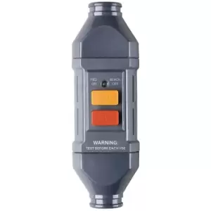 Image of Masterplug In-Line Rewireable Non-Latching RCD - Grey