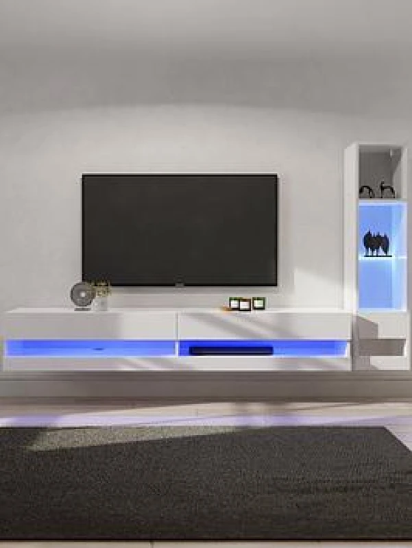 Image of GFW GFW Galicia 2 Piece Furniture Set with 180cm - White