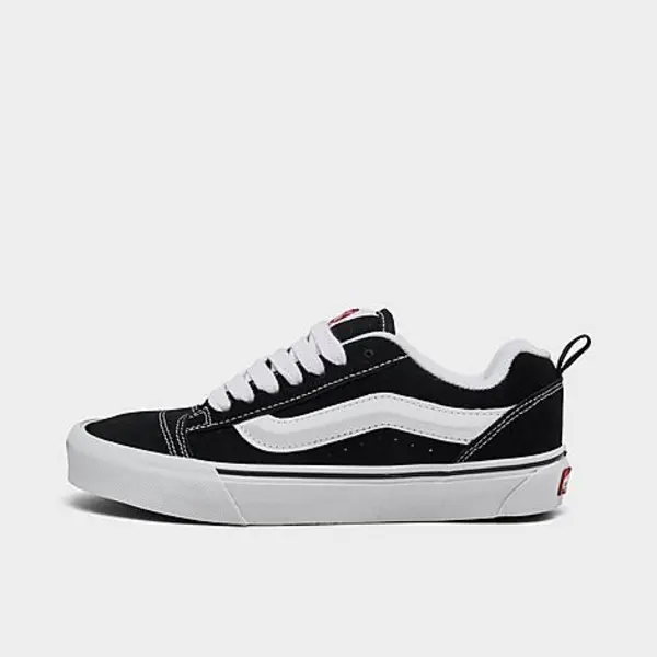 Image of Vans Knu Skool Trainers Black True White, 5