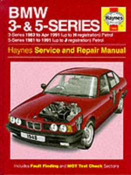 Image of Bmw 3- and 5-Series Service and Repair Manual by A. K Legg and Larry Warren Hardback