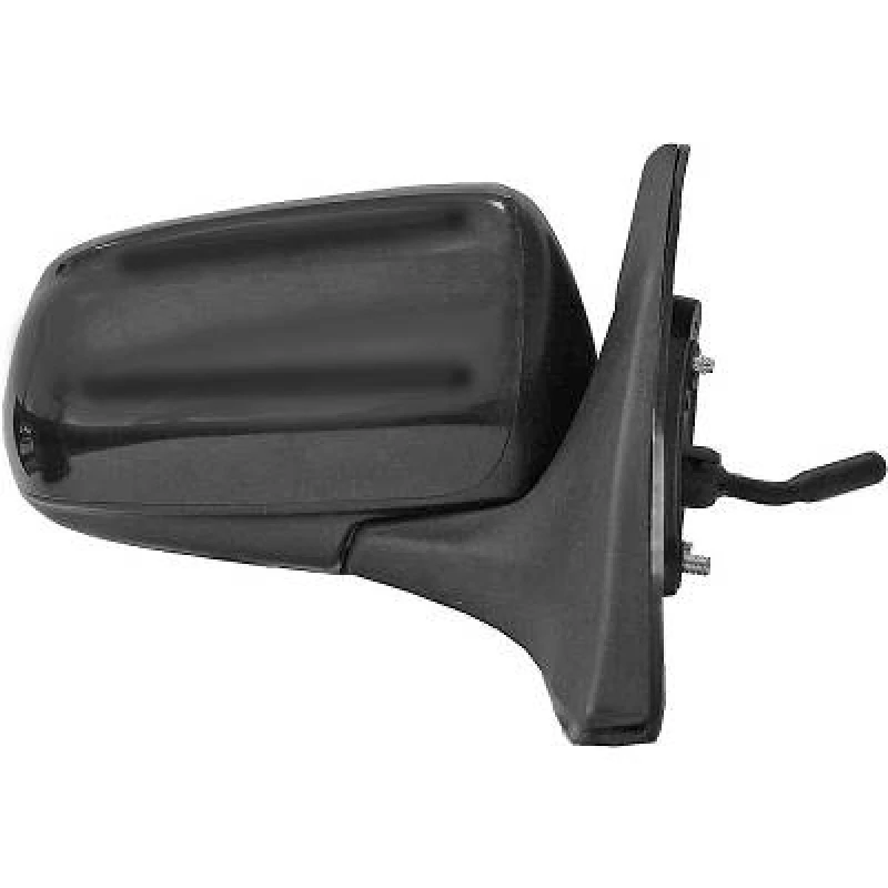 Image of DIEDERICHS 5617024 Wing mirror Right, black, Control: cable pull, Grained Outside Mirror (50)