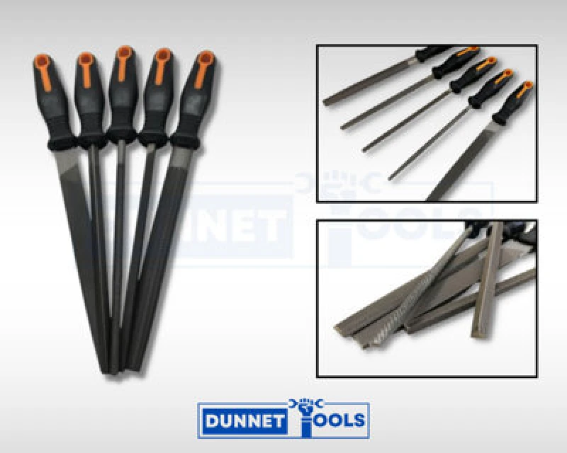 Image of Toolzone 5 Piece 8" Softgrip File Set T12 KDPWW163