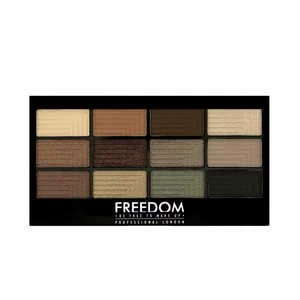 image of Freedom Pro 12 Eyeshadow Palette Secret Stunning Smokes