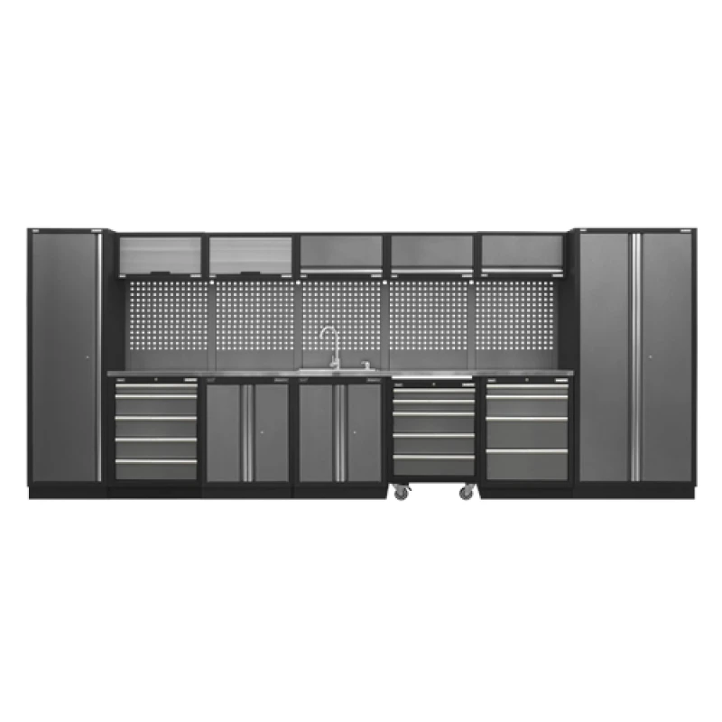 Image of Sealey Superline Pro 4.9m Storage System Stainless Worktop