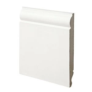 Image of Wickes Dual Purpose TorusOgee Primed MDF Skirting 18 x 169 x 2400mm