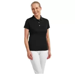 Image of Footjoy Stretch Pique Polo Shirt Ladies - Black