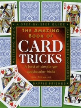 Image of The Amazing Book of Card Tricks by Jon Tremaine Hardback