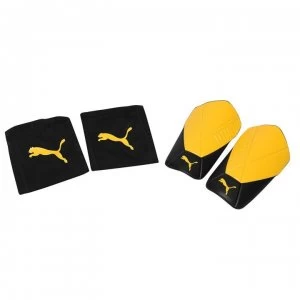 image of Puma NXT Ultimate Flex Shin Guards Adults - Yellow/Black