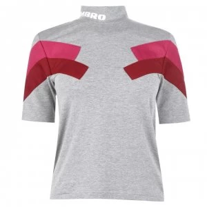 Image of Umbro Chevron Crew T Shirt - GREY MARL